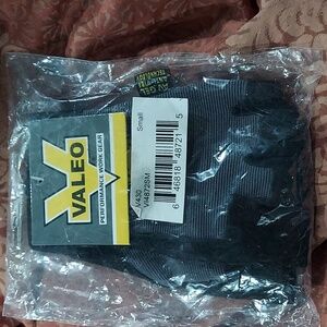 VALEO V430 Split leather protective gloves cowhide leather palm and gel pad sz m